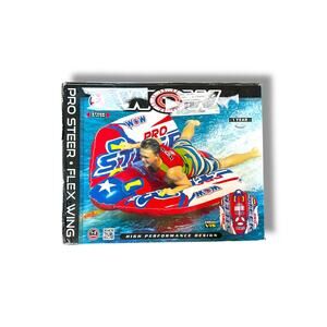 WOW World of Watersports Pro Steer Flex Wing 2-Person Towable Tube NEW